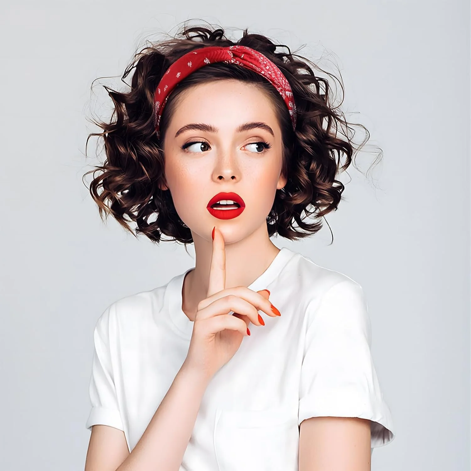 Обруч на голову Набір з 4 широких, фото №6