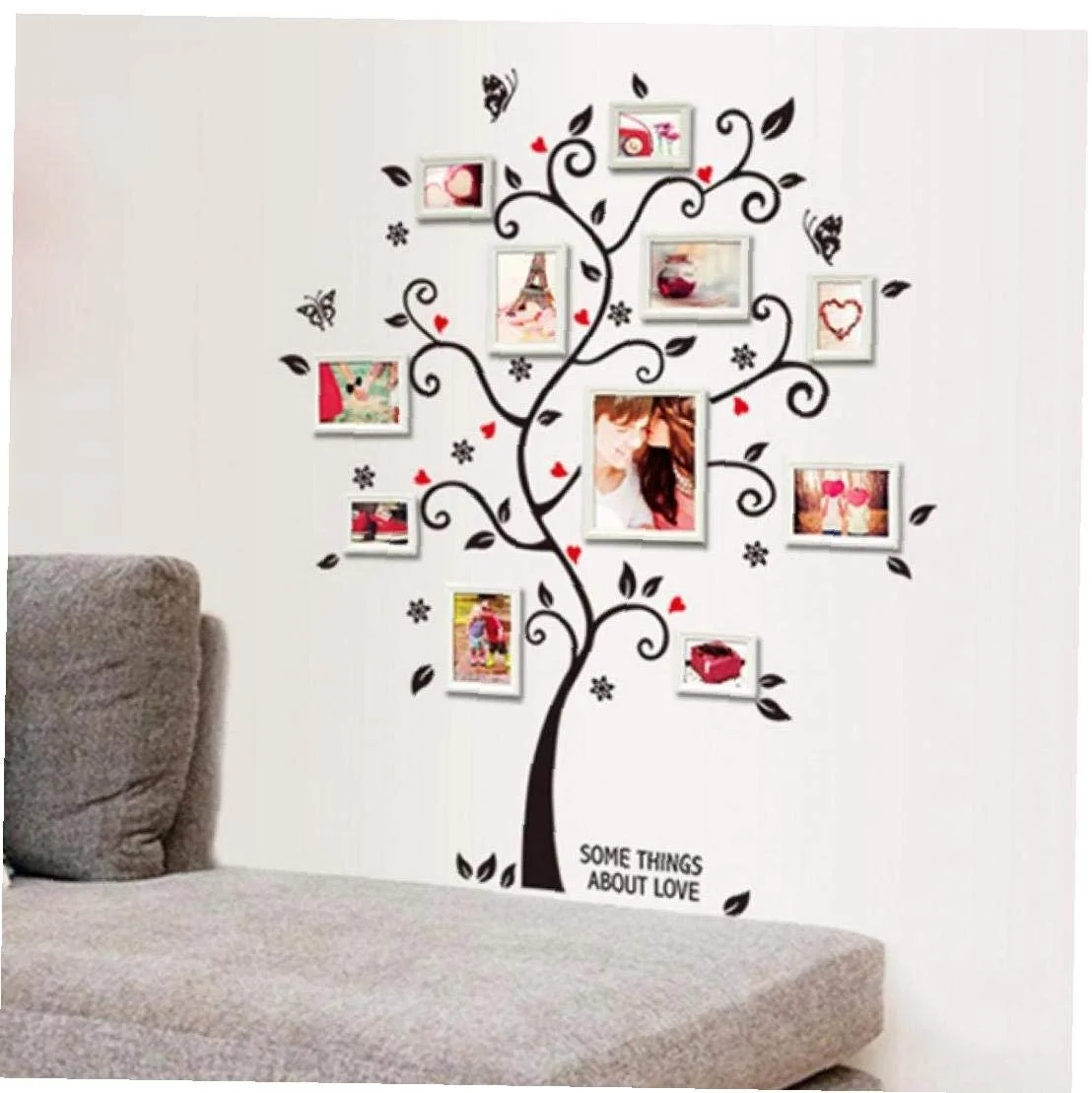 Наклейка на стіну Фоторамка Дерево пам'яті 100 x 120 см, фото №3