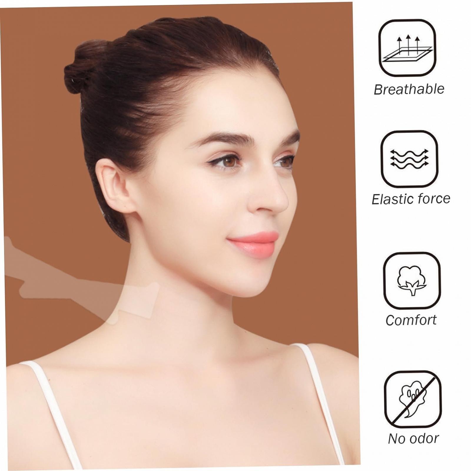 Ленты для подтяжки лица Эластичные дышащие полоски для подтяжки шеи 20 шт, фото №2