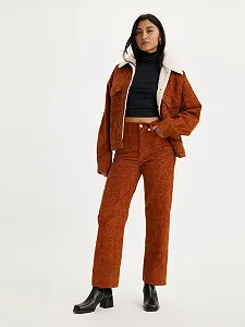 Жіночі джинси Levis - Ribcage Str Ankle Zip Nd Ginger Bread Co - 24 29 synthetic.ua - Фото 1