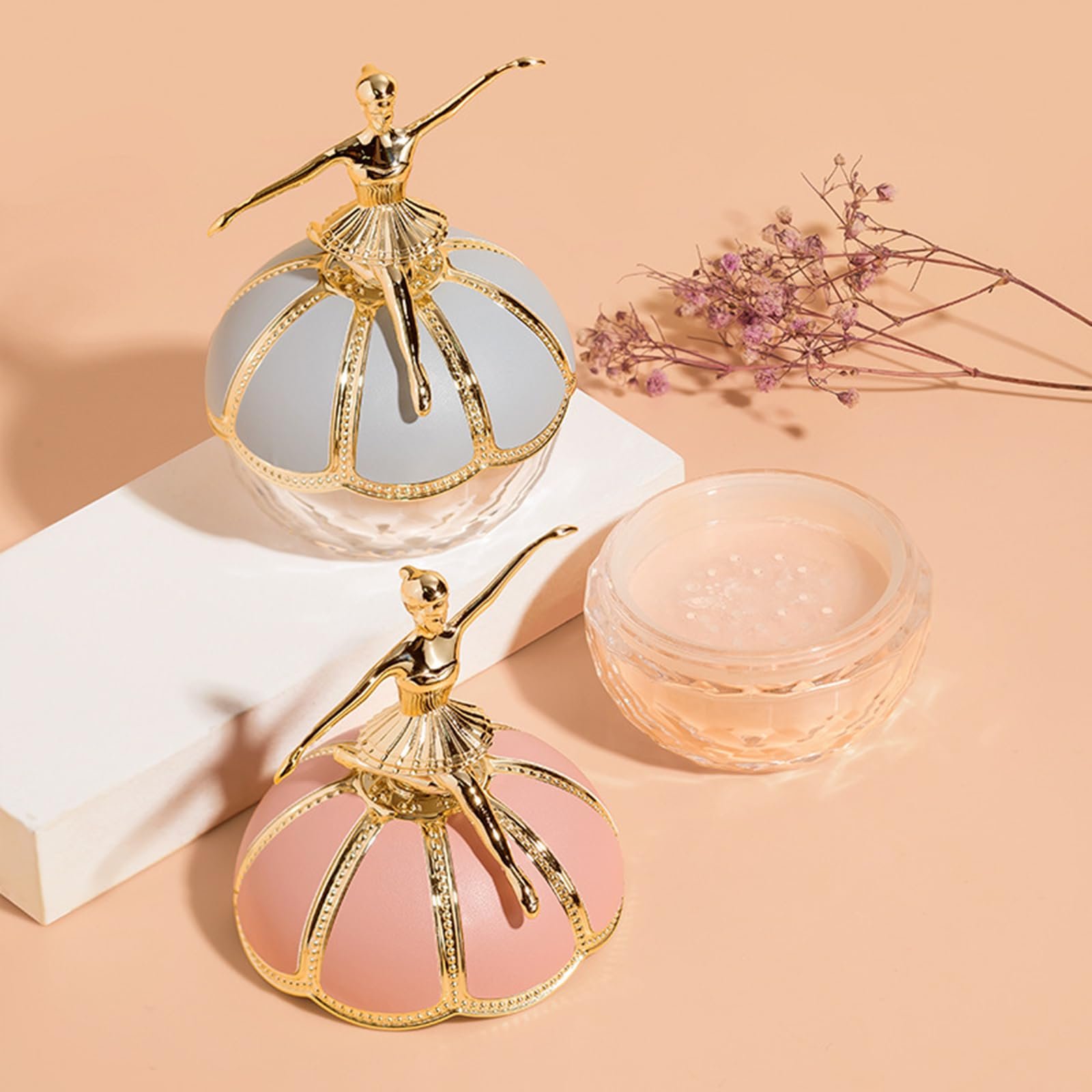 Пудра рассыпчатая Folpus для лица Ballet Statue Finishing Powder 01, фото №5