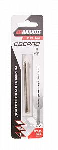 Свердло-піка для скла та плитки GRANITE 12х90 мм 2-01-129 - Фото 1