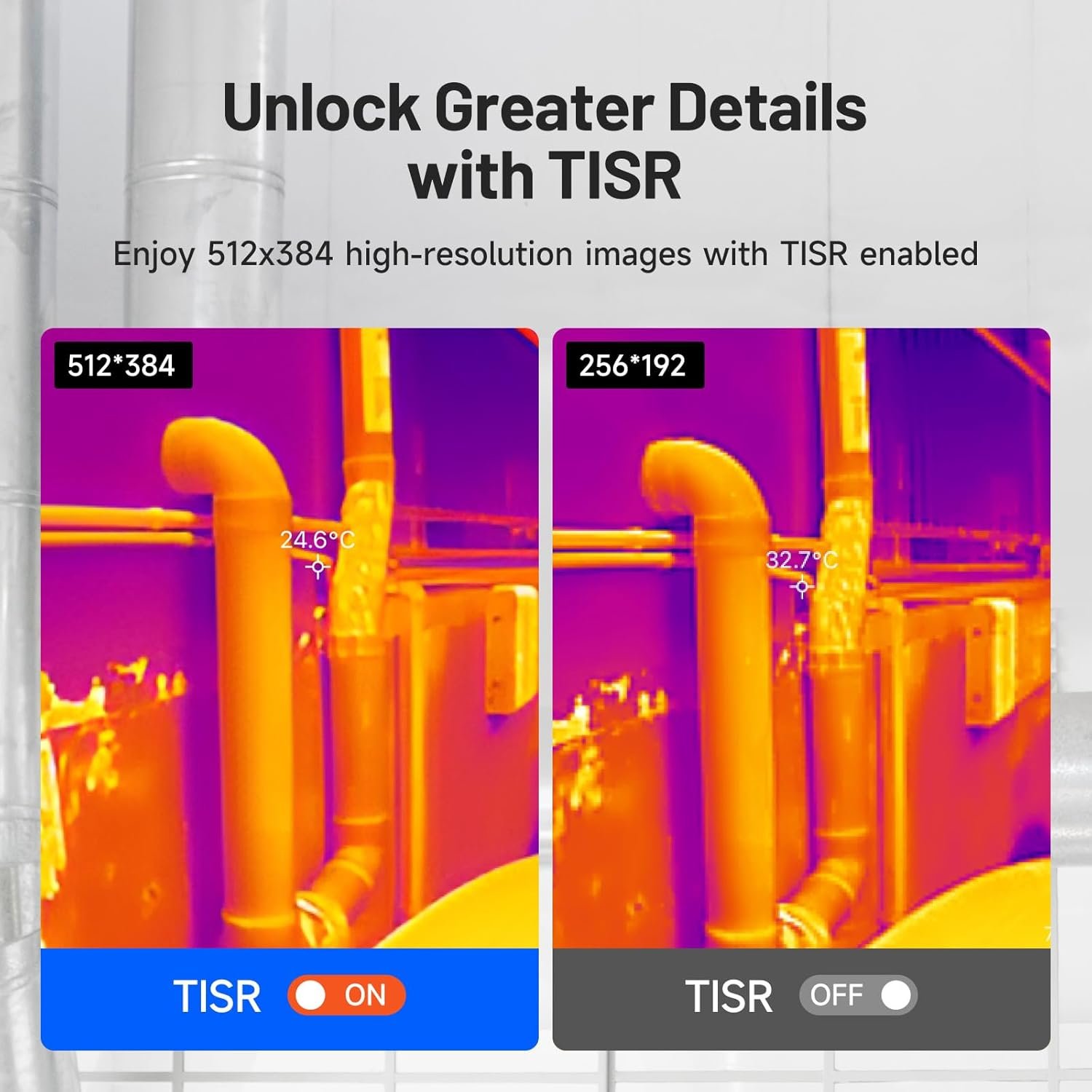 Тепловизионная камера TOPDON TC001 256 x 192 40mk 25Hz Серый, фото №3