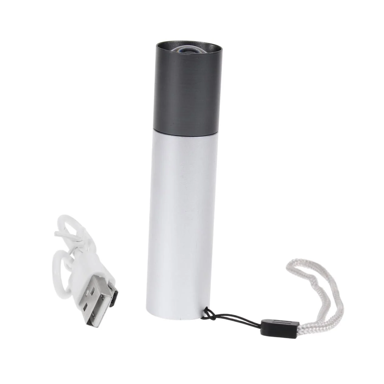 Ліхтарик Міні Алюмінієвий Сплав HEMOTON Перезаряджуваний IPX45 для Кемпінгу та Піших Прогулянок, фото №1