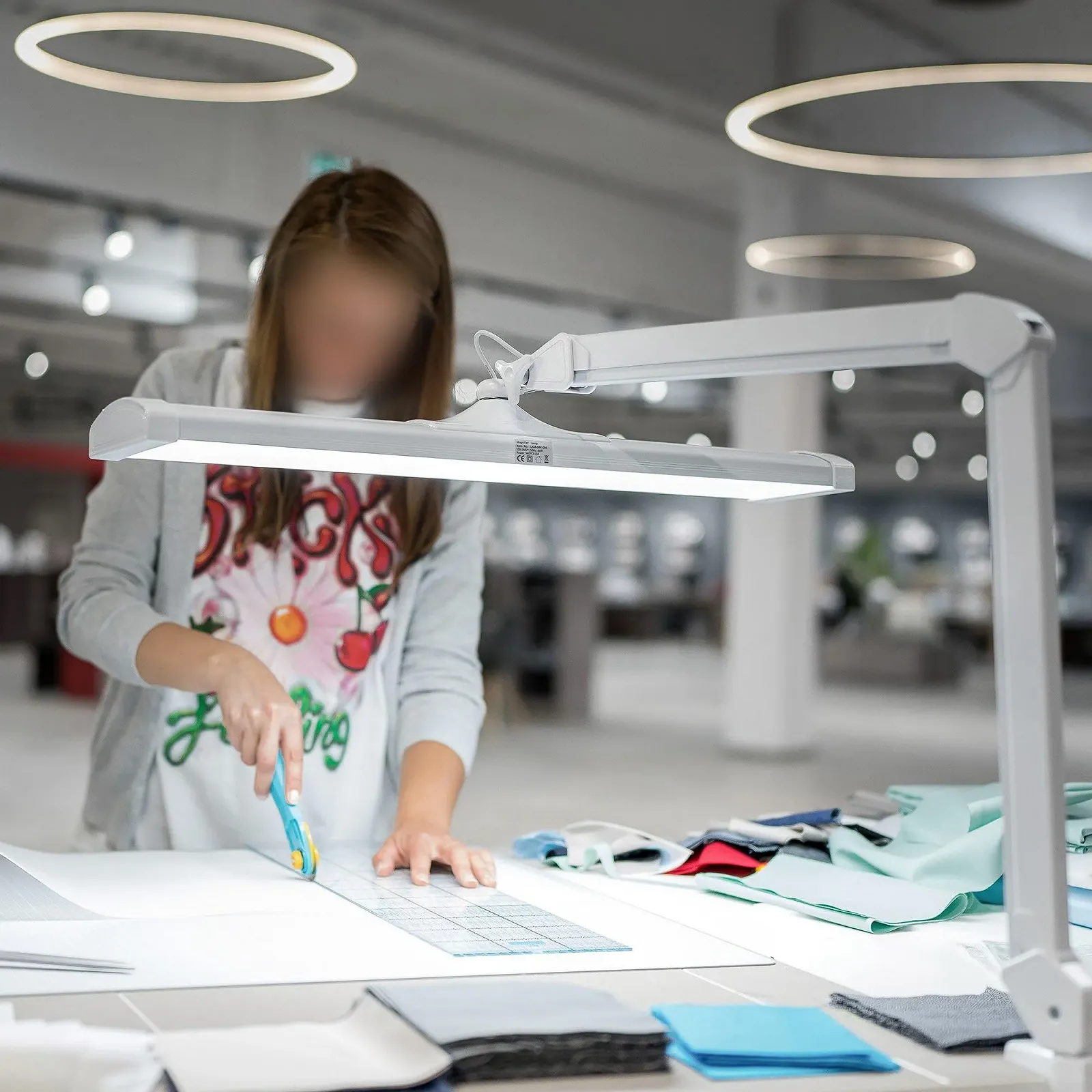 Настільна лампа SEMPLIX LED 540 LEDs Dimmable з затискачем, фото №8