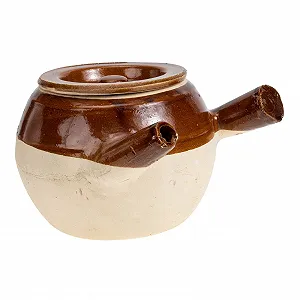 Горшок для запекания SOLUSTRE традиционный китайский керамический термостойкий средний - Фото 1