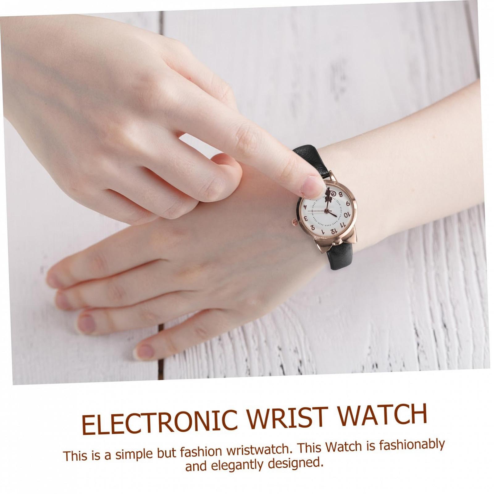 Жіночий цифровий годинник Healvian з котячим дизайном, фото №4