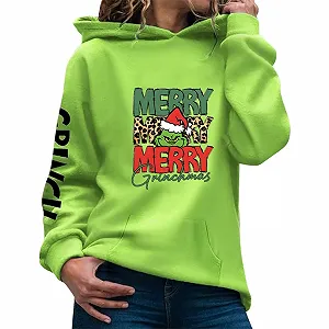 Худи BHXUTK Рождественский свитер Женский Рождественский L Рождественский - Фото 1