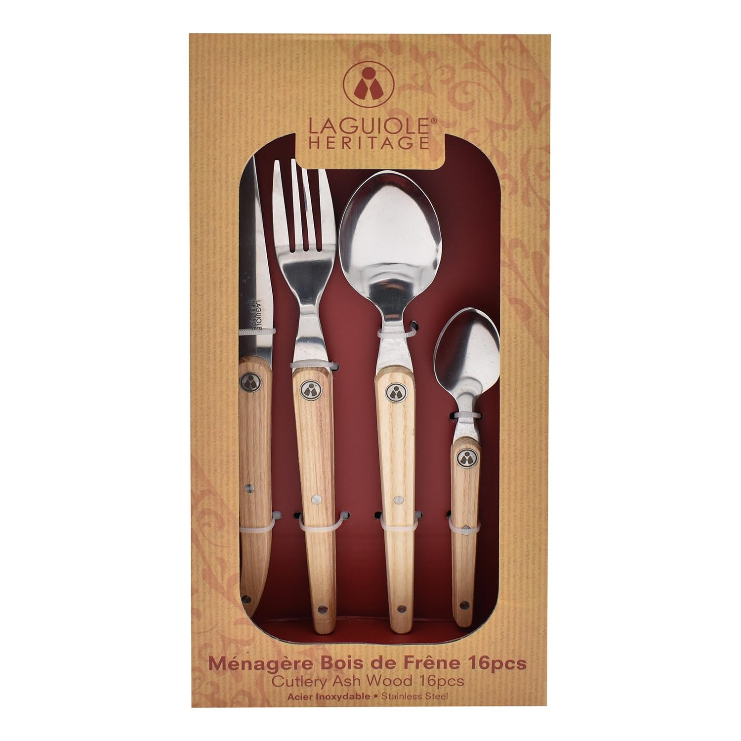 Набор столовых приборов Laguiole, 16 предметов, фото №3 Набор столовых приборов Laguiole, 16 предметов, фото №3