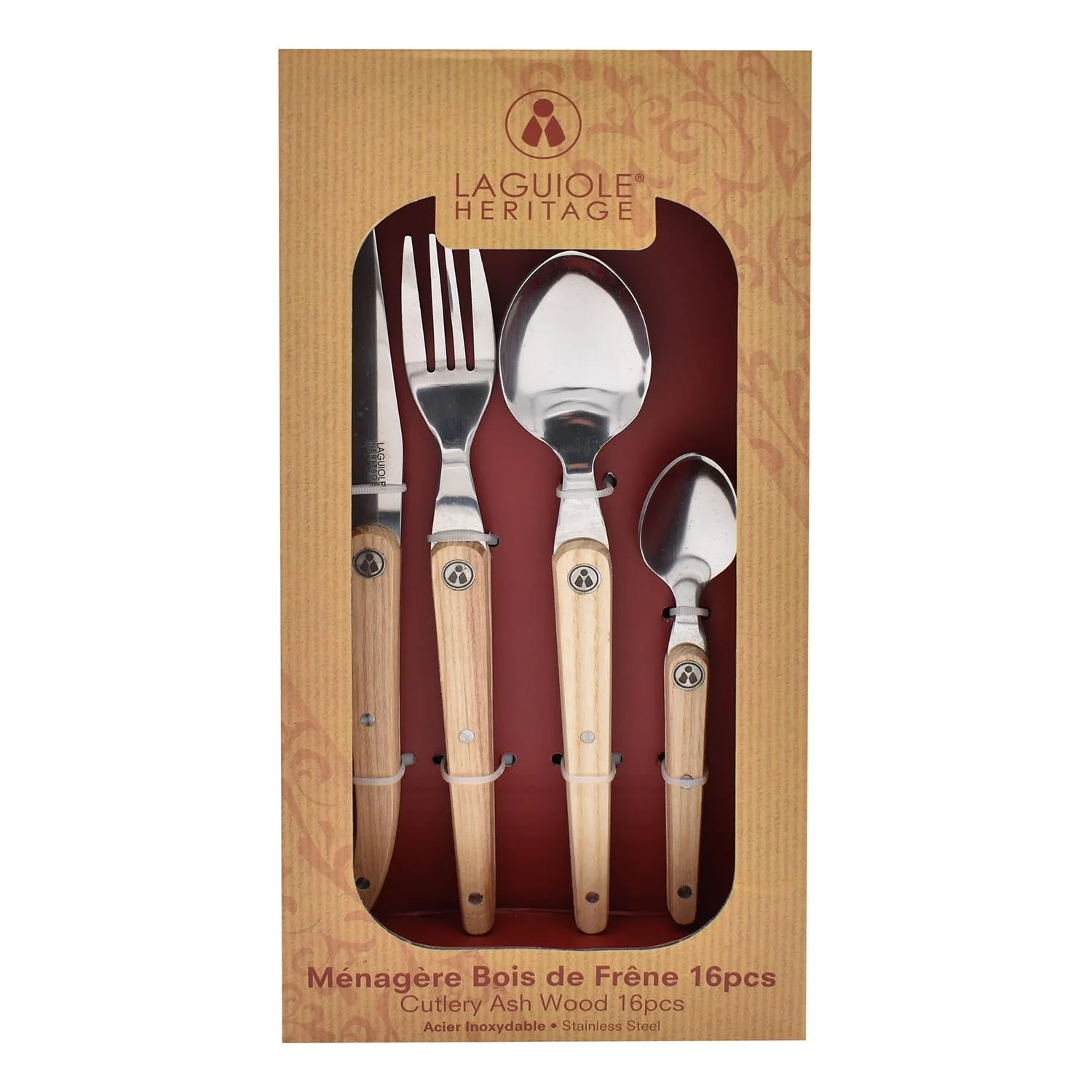 Набір столових приборів Laguiole, 16 предметів, фото №3