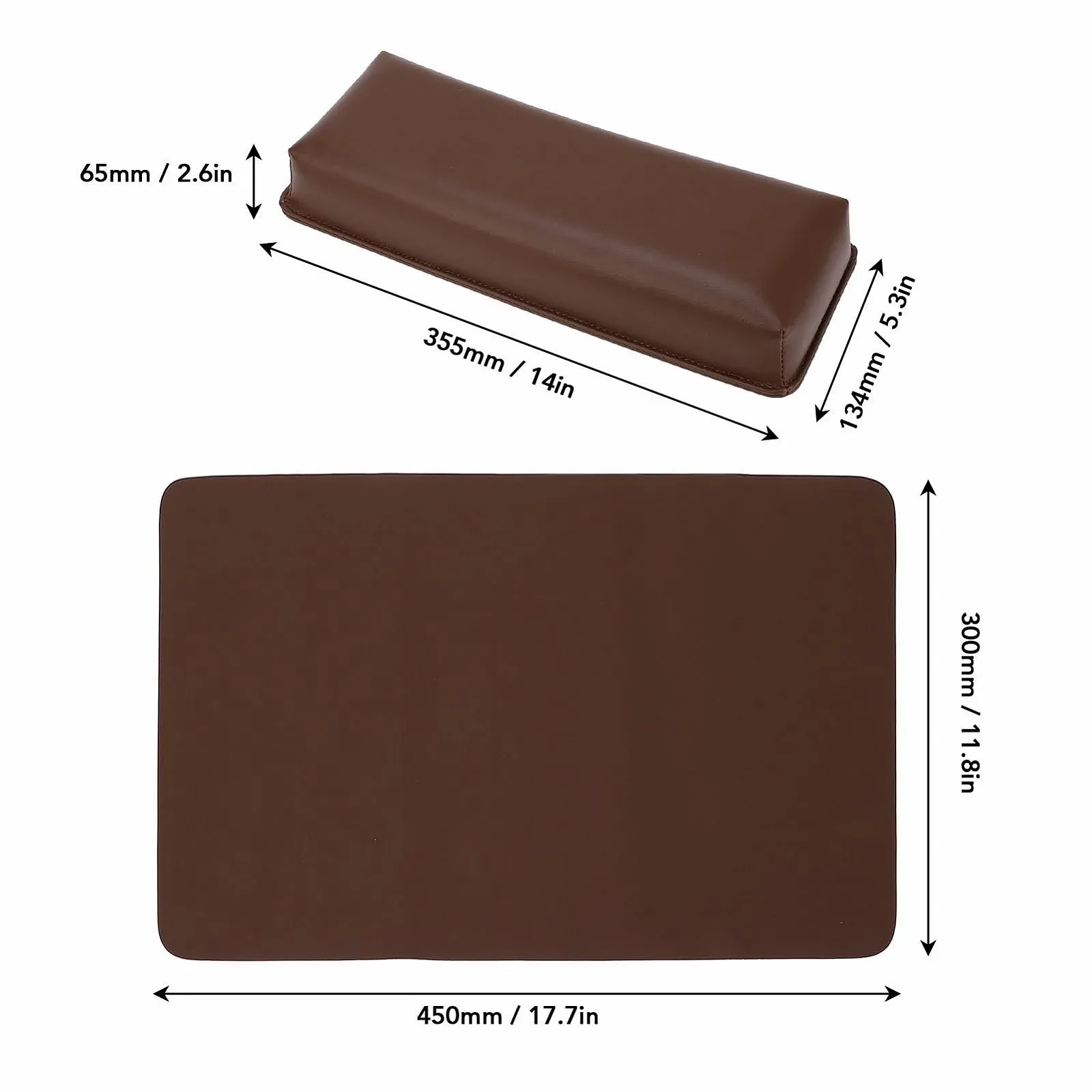 Подушка-підставка прямокутна для манікюру PU шкіра, фото №3 Подушка-підставка прямокутна для манікюру PU шкіра, фото №3