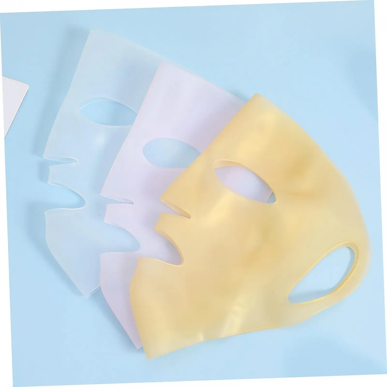 Маска для обличчя LIFKOME Силіконова Багаторазова 3 шт, фото №4