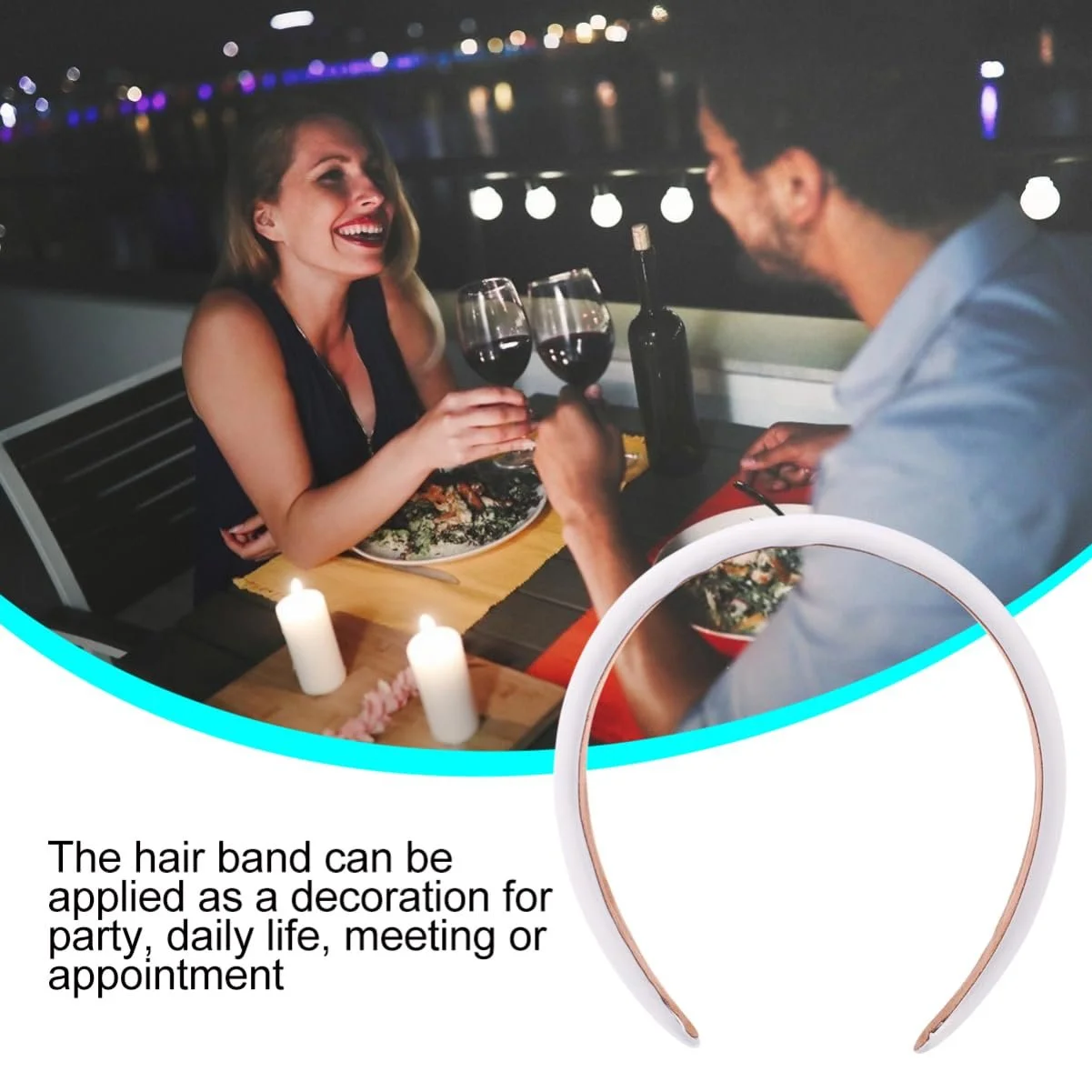 Обруч Тканинний для Волосся, фото №3