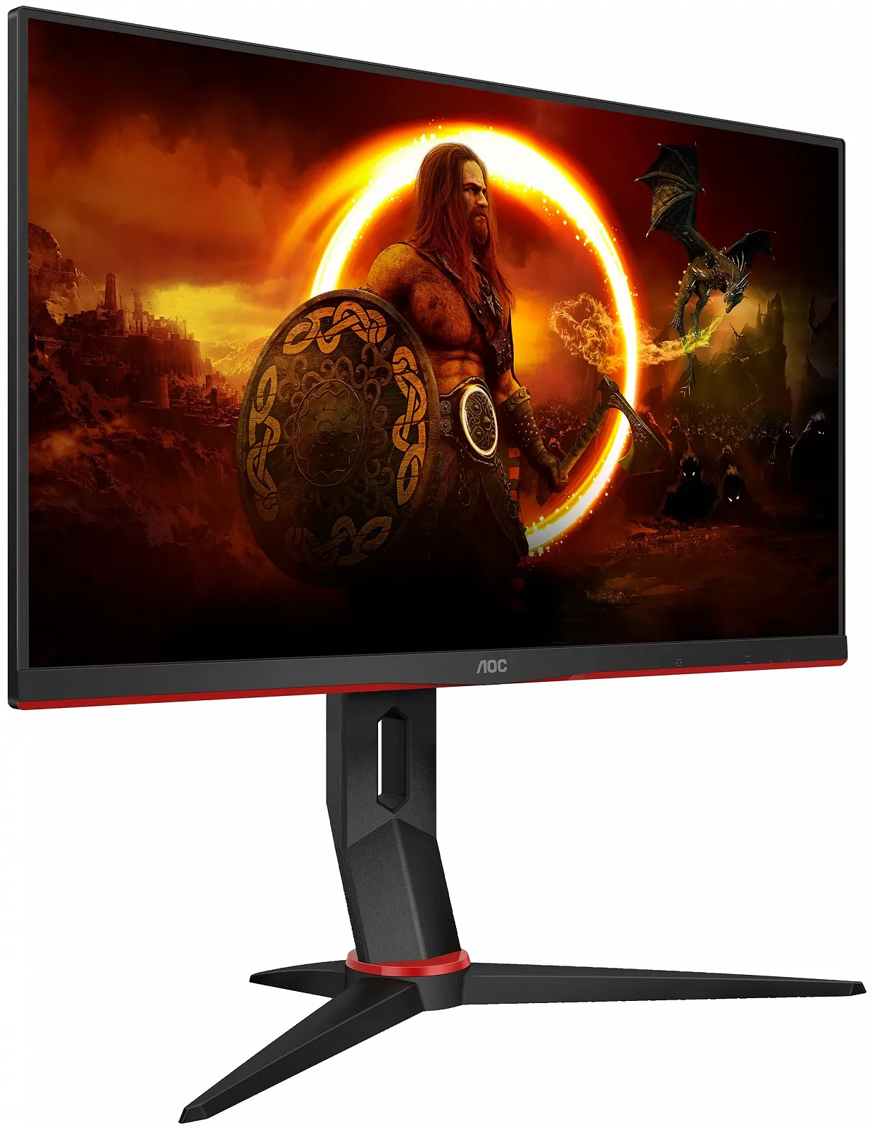 Монітор ігровий 23.8" AOC 24G2U/BK Full HD IPS 144 Гц, фото №2