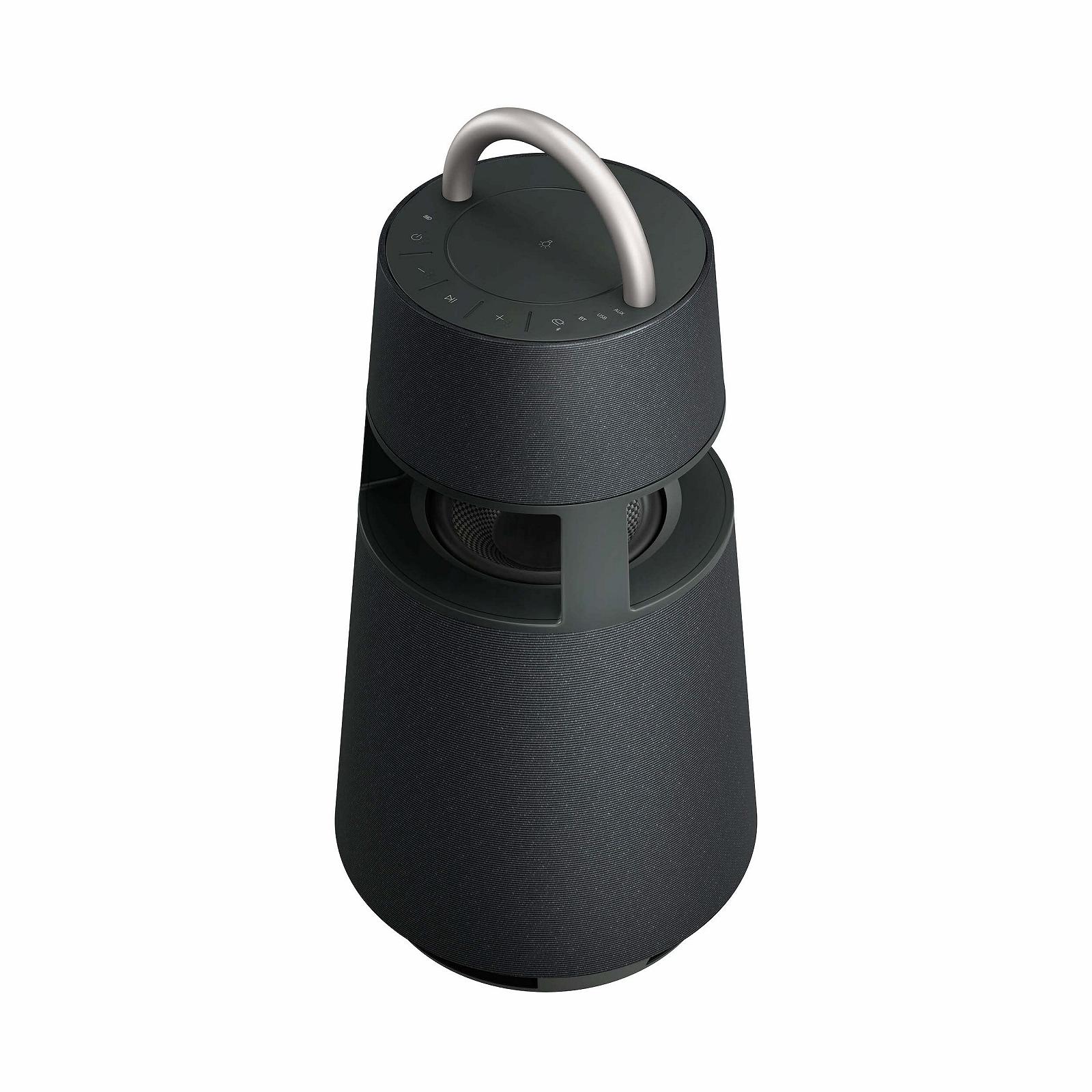 Портативна Bluetooth колонка LG XBOOM 360 DRP4G (120 Вт, 360° звук, освітлення) Зелена [2021] Темно-зелена, фото №3