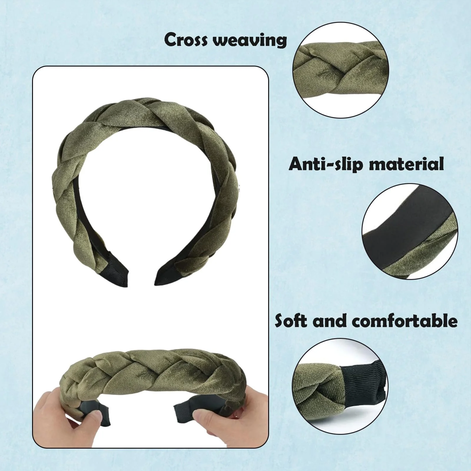 Набір вінтажних обручів на голову Dirndl, фото №3