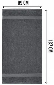 Набір рушників Utopia Towels Premium 69 x 137 см 100% бавовна Ring-Spun 4 шт. Grey - Фото 1