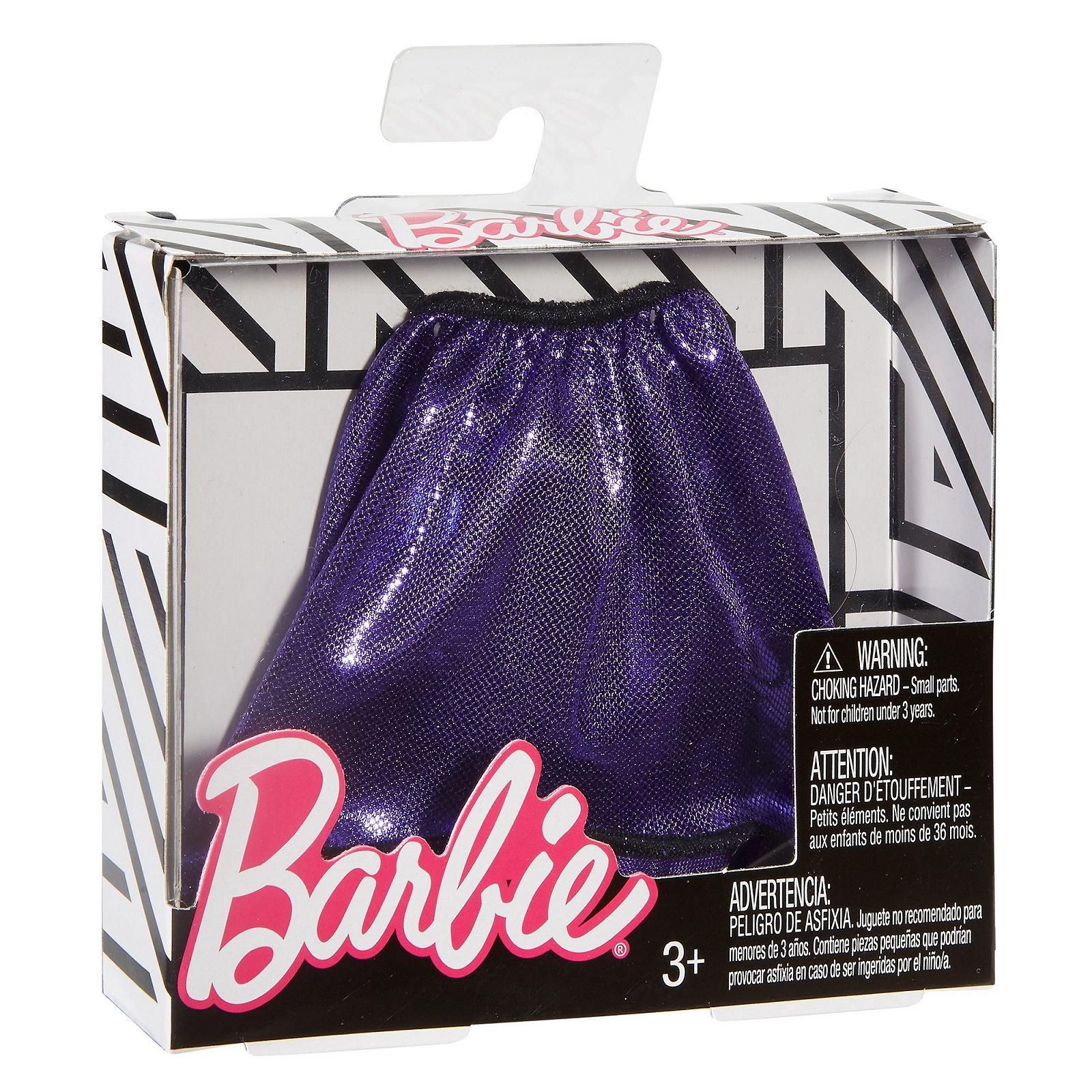 Набір одягу для ляльок Barbie Separates Fashion Pack FPH30 чорний і фіолетовий асиметричний спідниця, фото №3