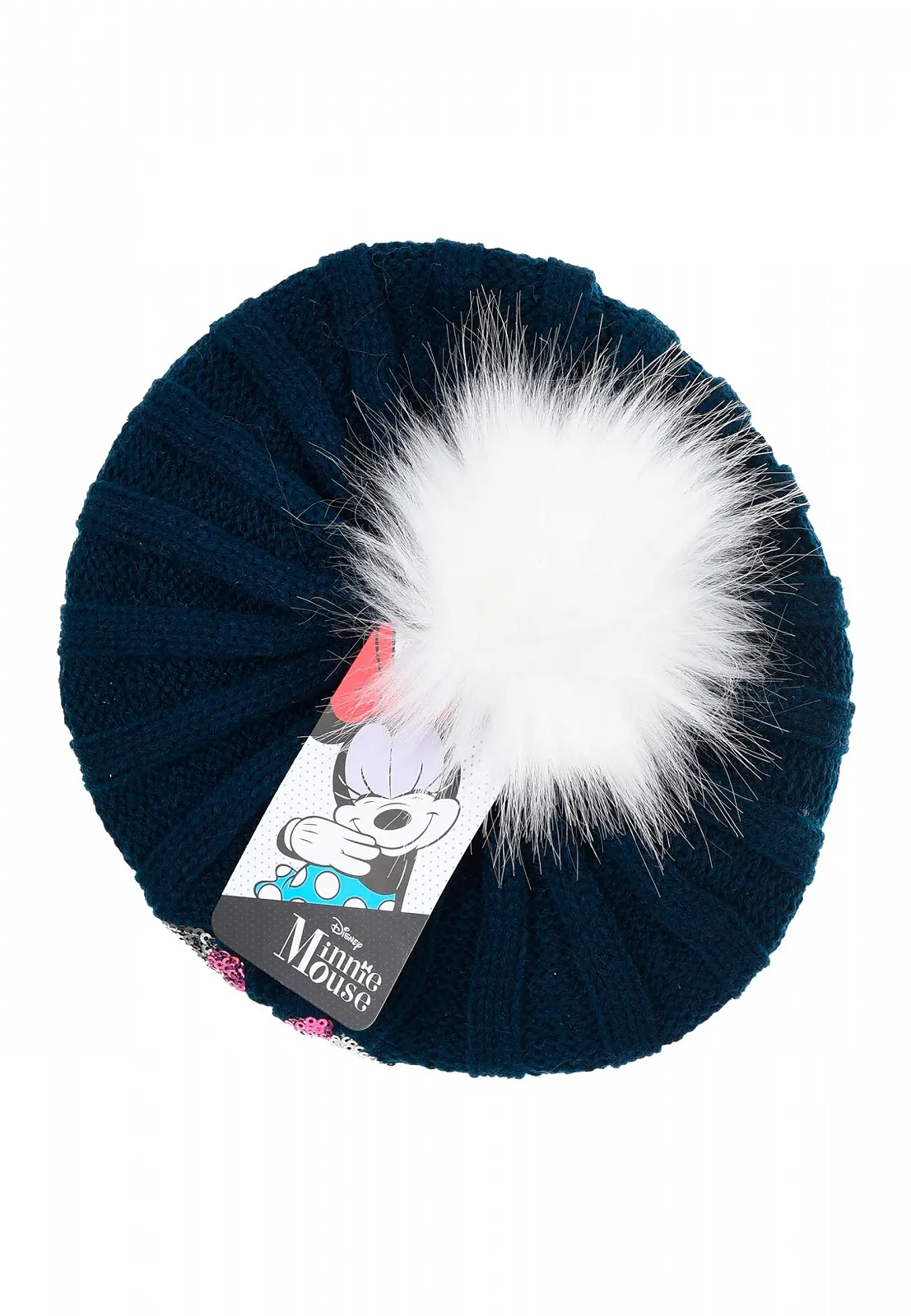 Берет Minnie Mouse Детская С помпоном, фото №2 Берет Minnie Mouse Детская С помпоном, фото №2