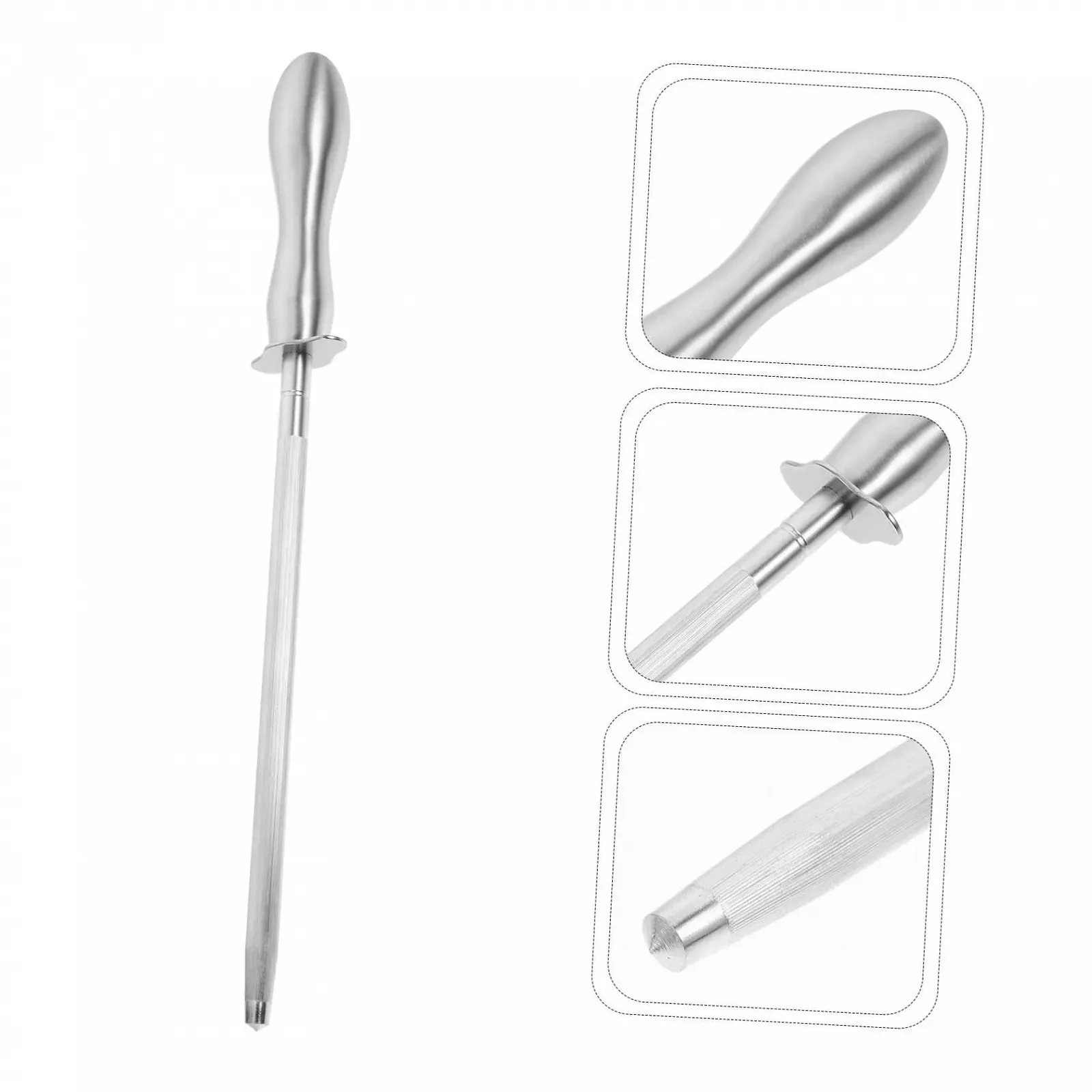 Точилка для ножей TOYANDONA из нержавеющей стали ручная с большой поверхностью, фото №5