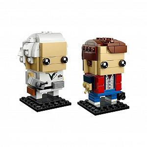 Конструктор LEGO BrickHeadz Marty McFly and Doc Brown Back to the Future - Фото 1