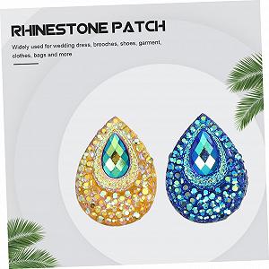 Стразы Капля Operitacx 300шт. Конский Глаз, Кристалл для пришивания, Плоское основание, Подвеска из стекла synthetic.ua - Фото 1