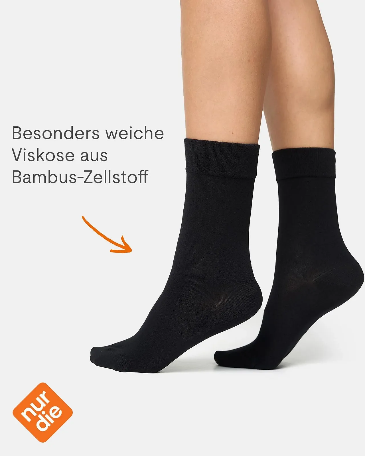 Шкарпетки Nur Die Bamboo Comfort, 2 пари, фото №2