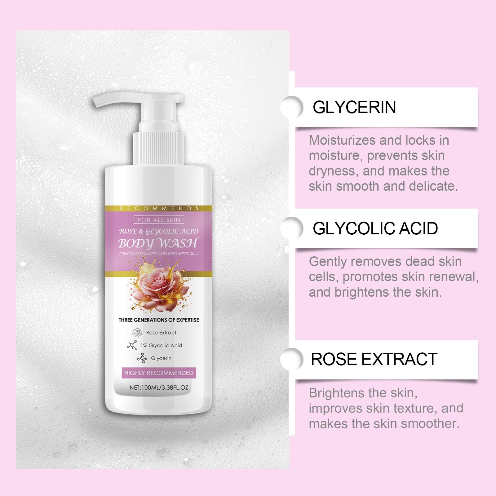 Крем-гель для душу зволожуючий з піною та мочалкою у наборі, фото №2