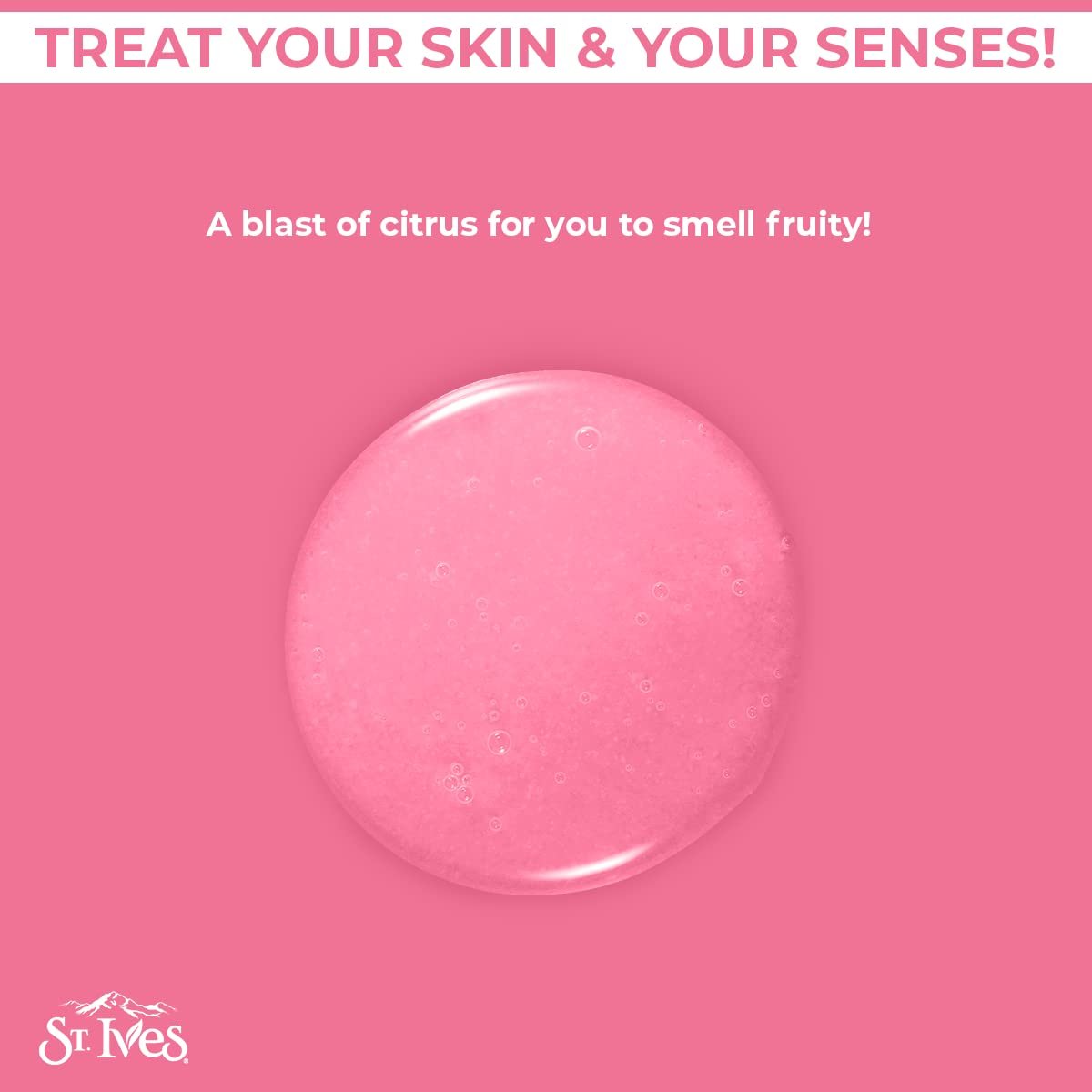 Гель для душа отшелушивающий St. Ives Radiant Skin Pink Lemon and Mandarin Orange 650 мл 473 мл, фото №8