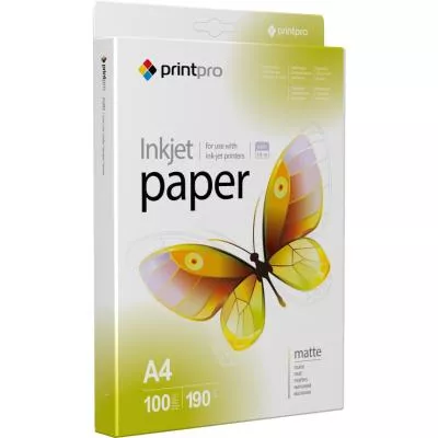 Бумага PrintPro A4 Matt 190г 50ст PME190050A4, фото №1