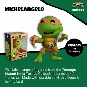 Фігурка Youtooz Teenage Mutant Ninja Turtles Michelangelo TMNT 4.2" Vinyl synthetic.ua - Фото 1
