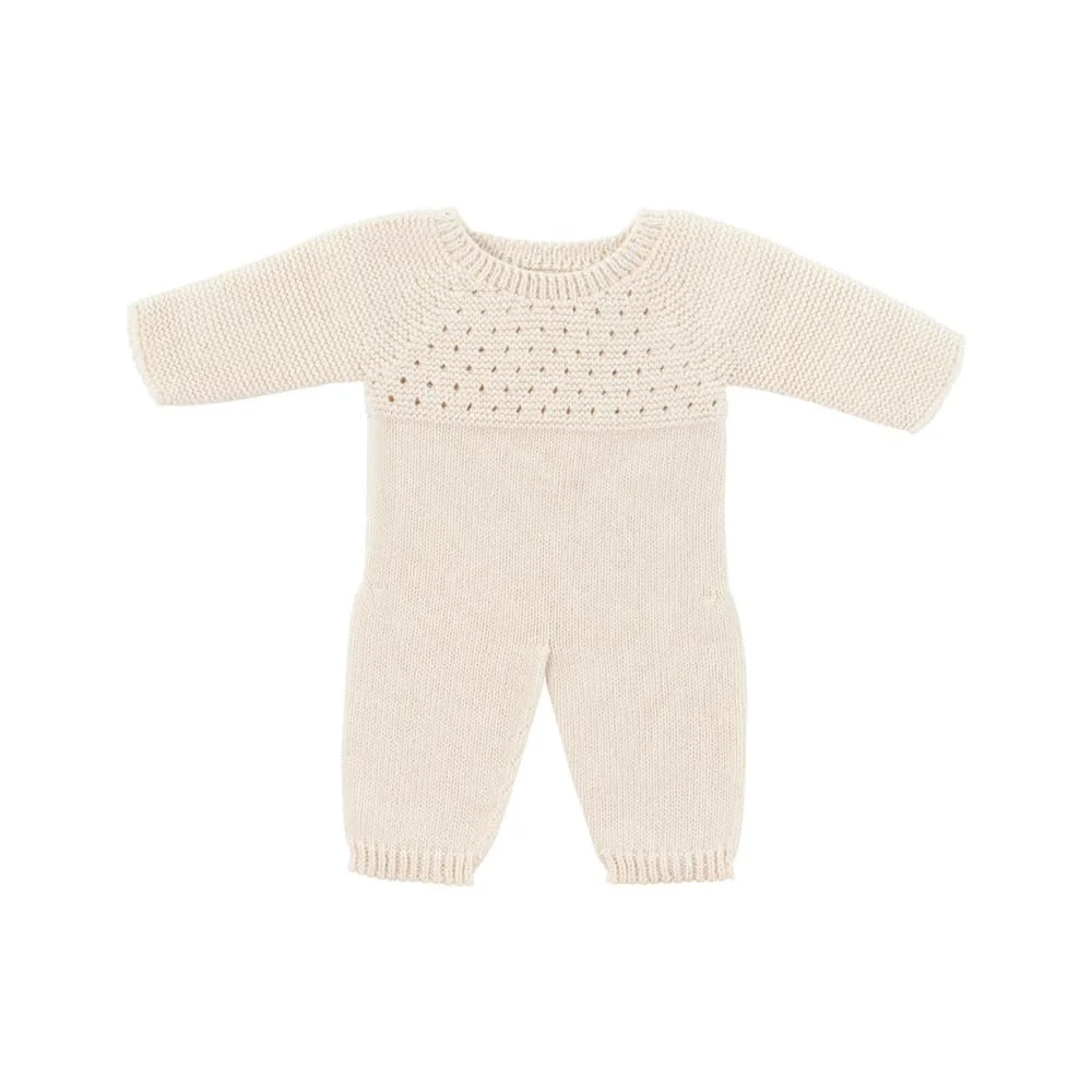 Піжама Miniland В'язана Бежевий для ляльок 40 см, фото №1 Піжама Miniland В'язана Бежевий для ляльок 40 см, фото №1