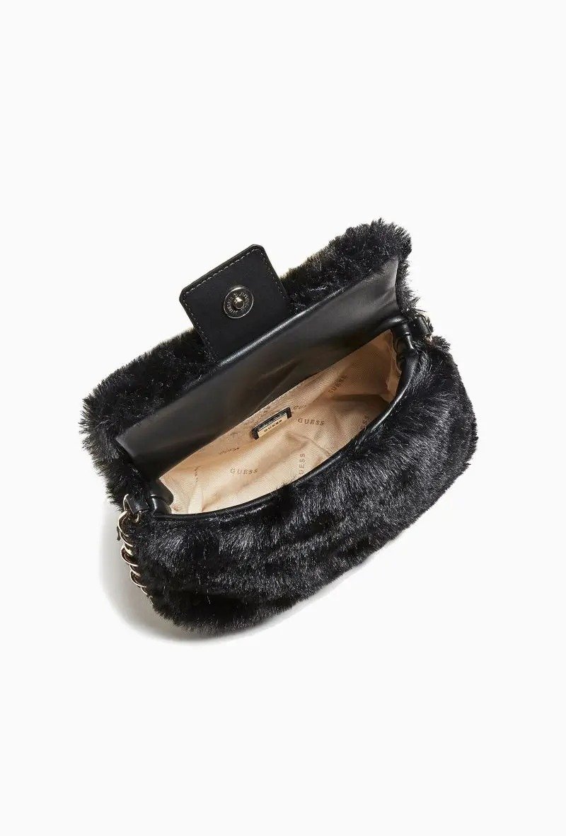 Женская сумка кросбоди GUESS Katine Black, фото №3