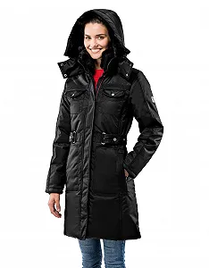 Женская зимняя куртка Vincenzo Boretti Парка Утепленная Длиной до колен synthetic.ua - Фото 1