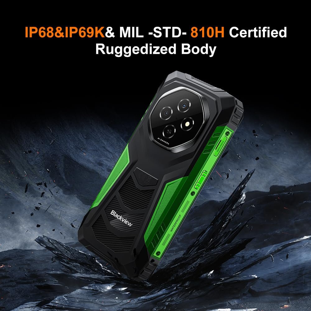 Защищенный смартфон Blackview Fort 1 18/256GB 10000 mAh 16MP 6.56" IP68/IP69K Orange, фото №7