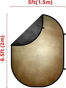 Раскладной фон Kate 1,5×2,0m Черно - Коричневый цена на synthetic.ua - Фото 1 Раскладной фон Kate 1,5×2,0m Черно - Коричневый synthetic.ua - Фото 1