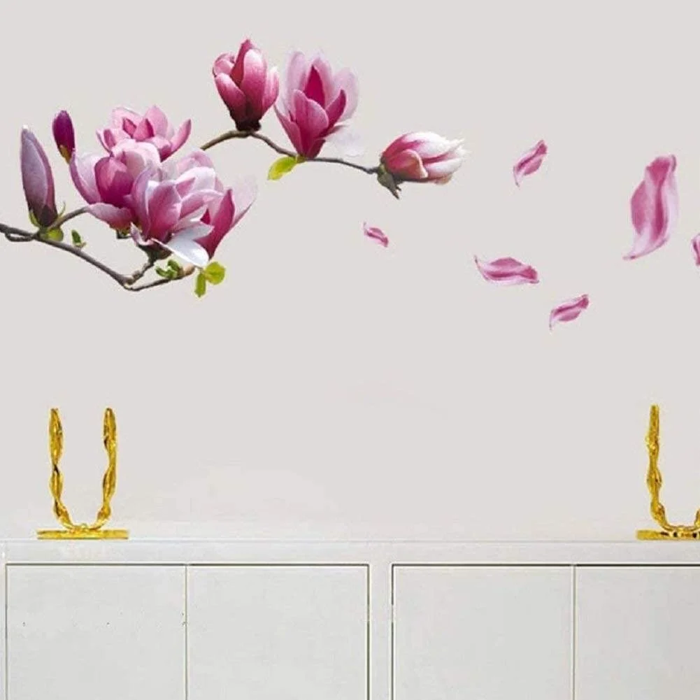 Наклейка на стіну Магнолія Квіти DIY PVC, фото №2