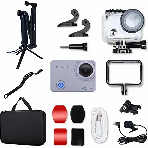 Екшн-камера AirOn ProCam 7 Touch Streamer Kit 15 in 1 4822356754797 - Фото 1