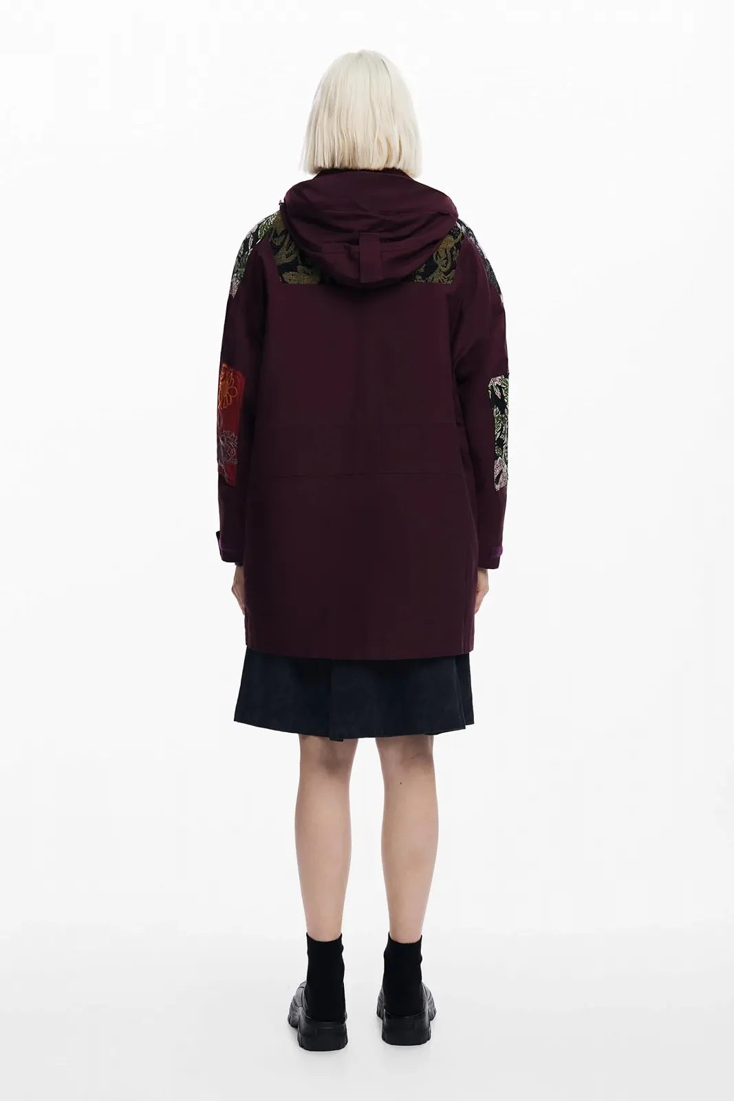 Жіноча парка Desigual ткана, фото №2