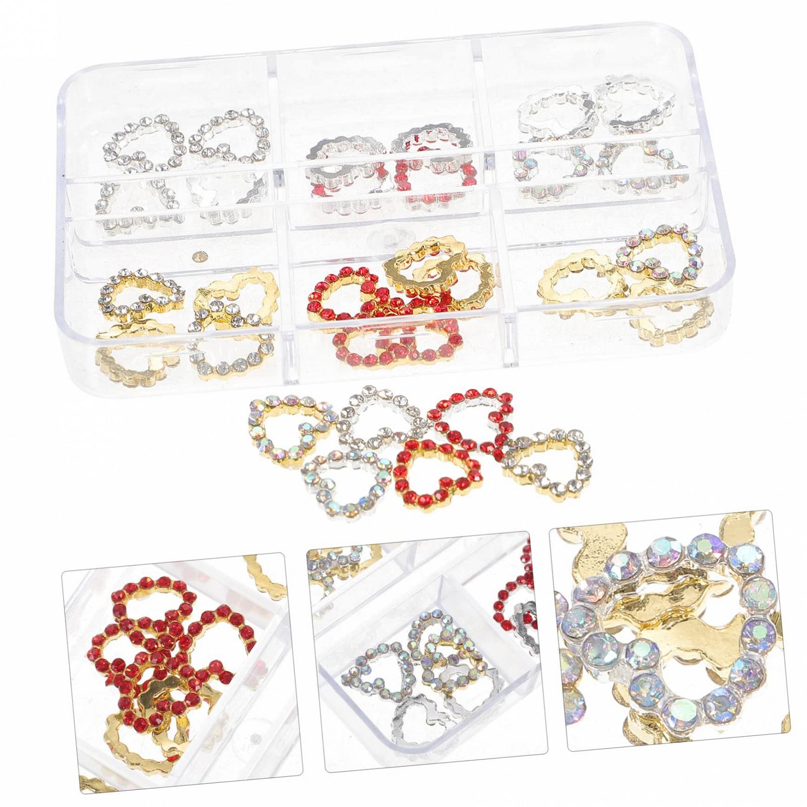 Украшения для ногтей Сердце FRCOLOR 120 шт., фото №3