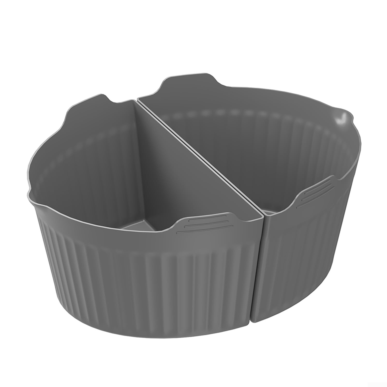 Силіконовий роздільник 2-в-1 для повільноварки 7QT 8QT сірий, фото №1 Силіконовий роздільник 2-в-1 для повільноварки 7QT 8QT сірий, фото №1