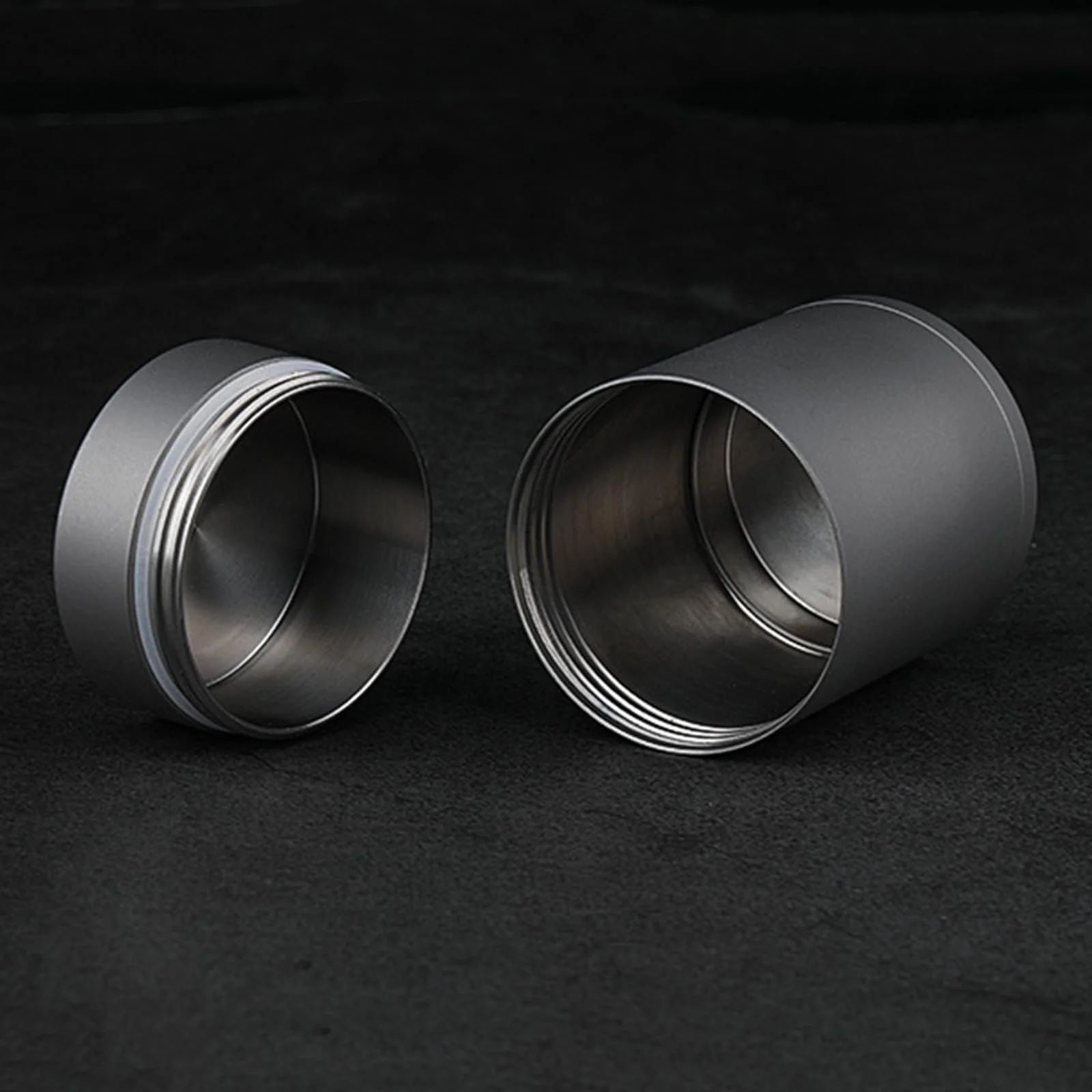 Коробка для зберігання TWEW кругла герметична зі сплаву, водонепроникна, портативна для активного відпочинку, фото №6