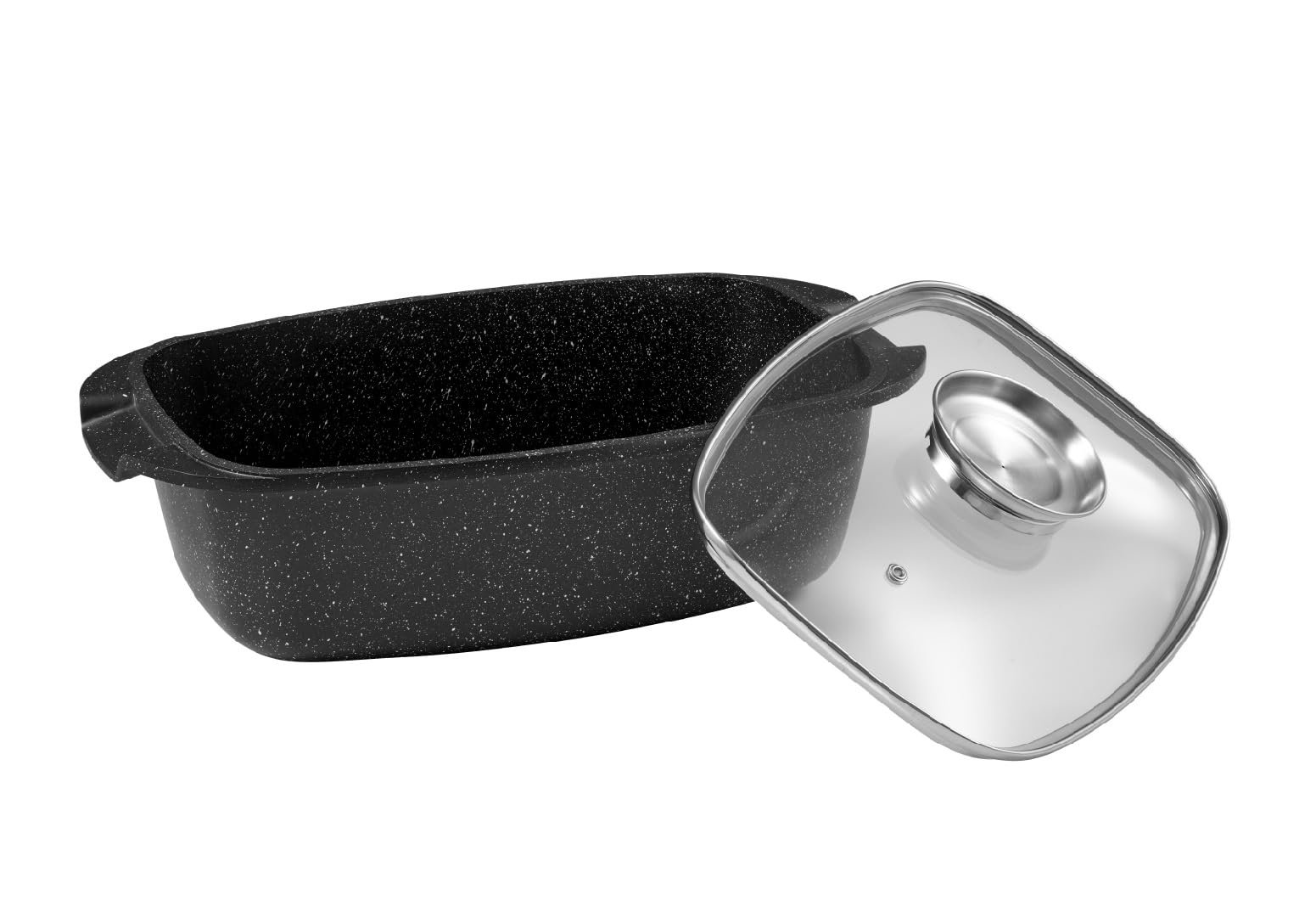 Гусятница Pradel Excellence PCUI001033 алюминиевая с каменным покрытием и крышкой 36.5 x 23 x 6.6 см, фото №4