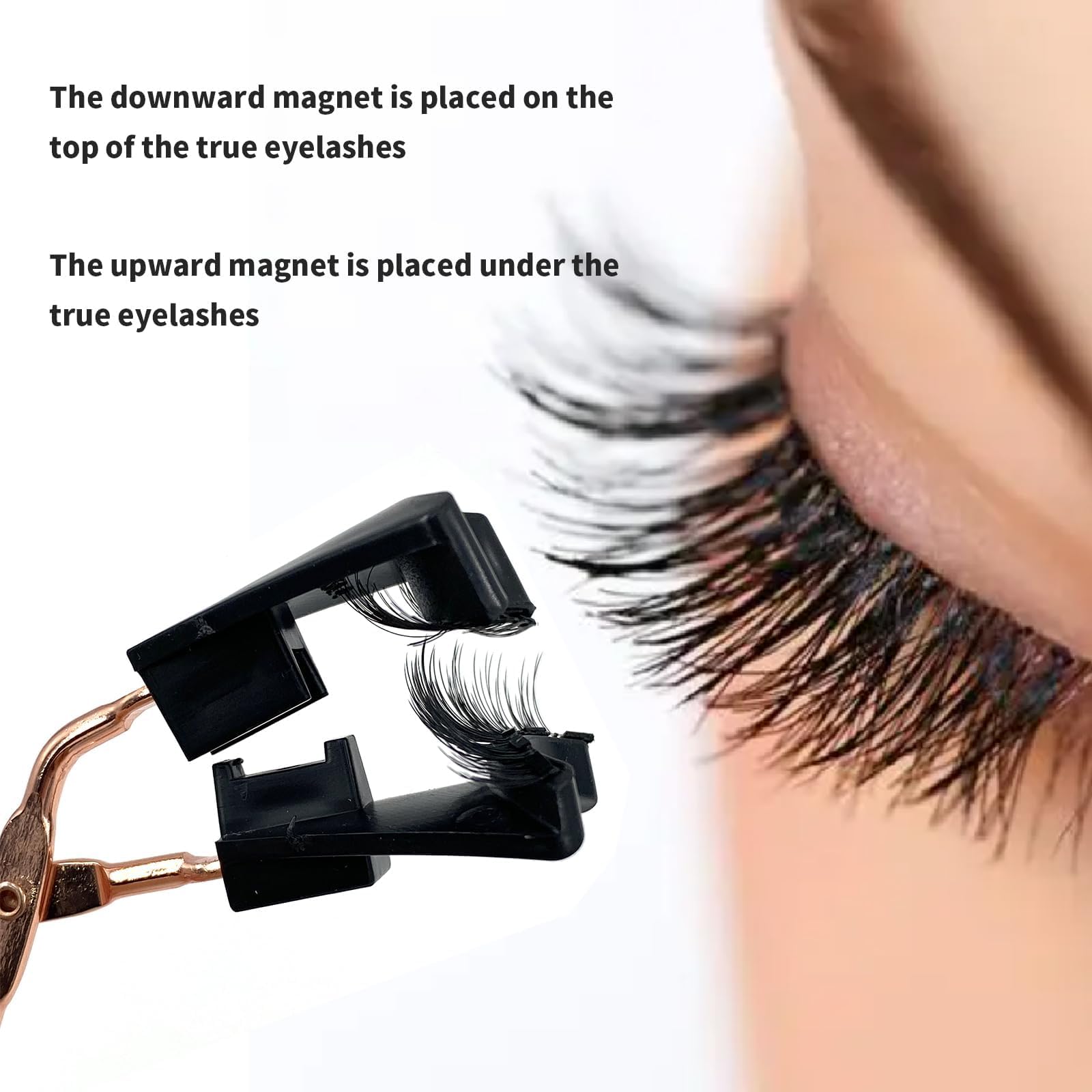 Набір Magnetic Eyelash Lifting Магнітні вії природний вигляд багаторазові без клею легко використовувати, фото №5