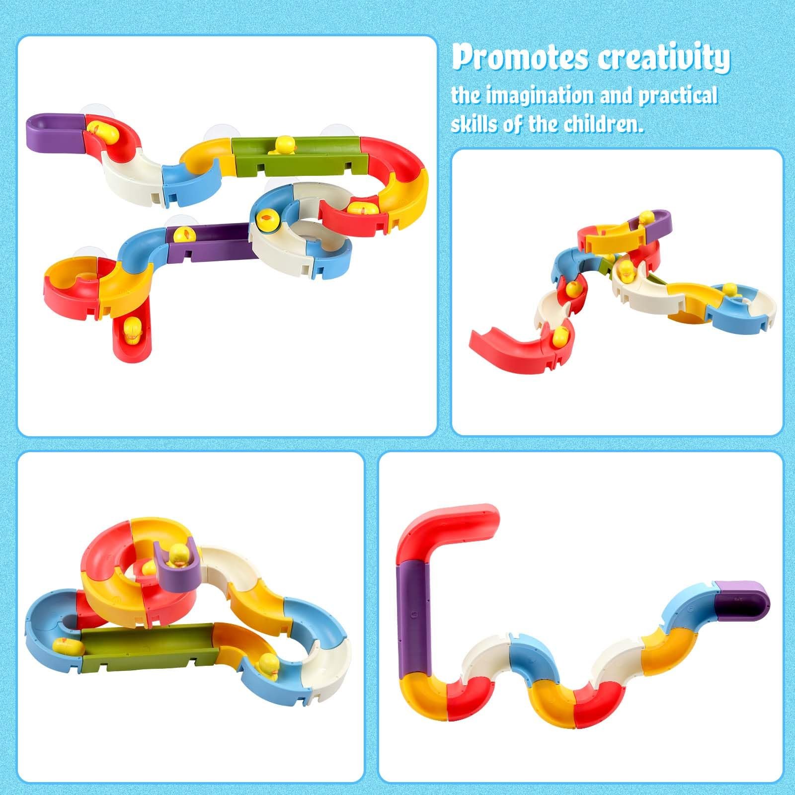 Іграшка для ванни Мармуровий трек своїми руками для дітей, фото №5