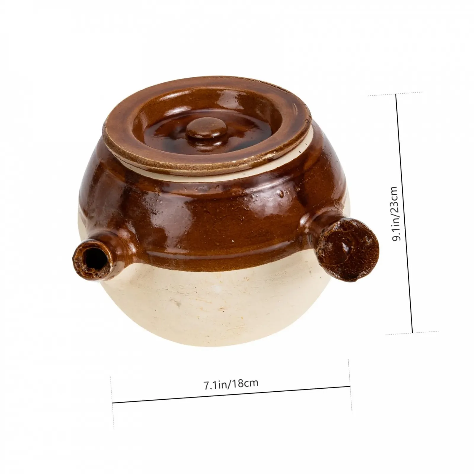 Ківш для трав VALICLUD керамічний термостійкий З ергономічною ручкою, фото №2