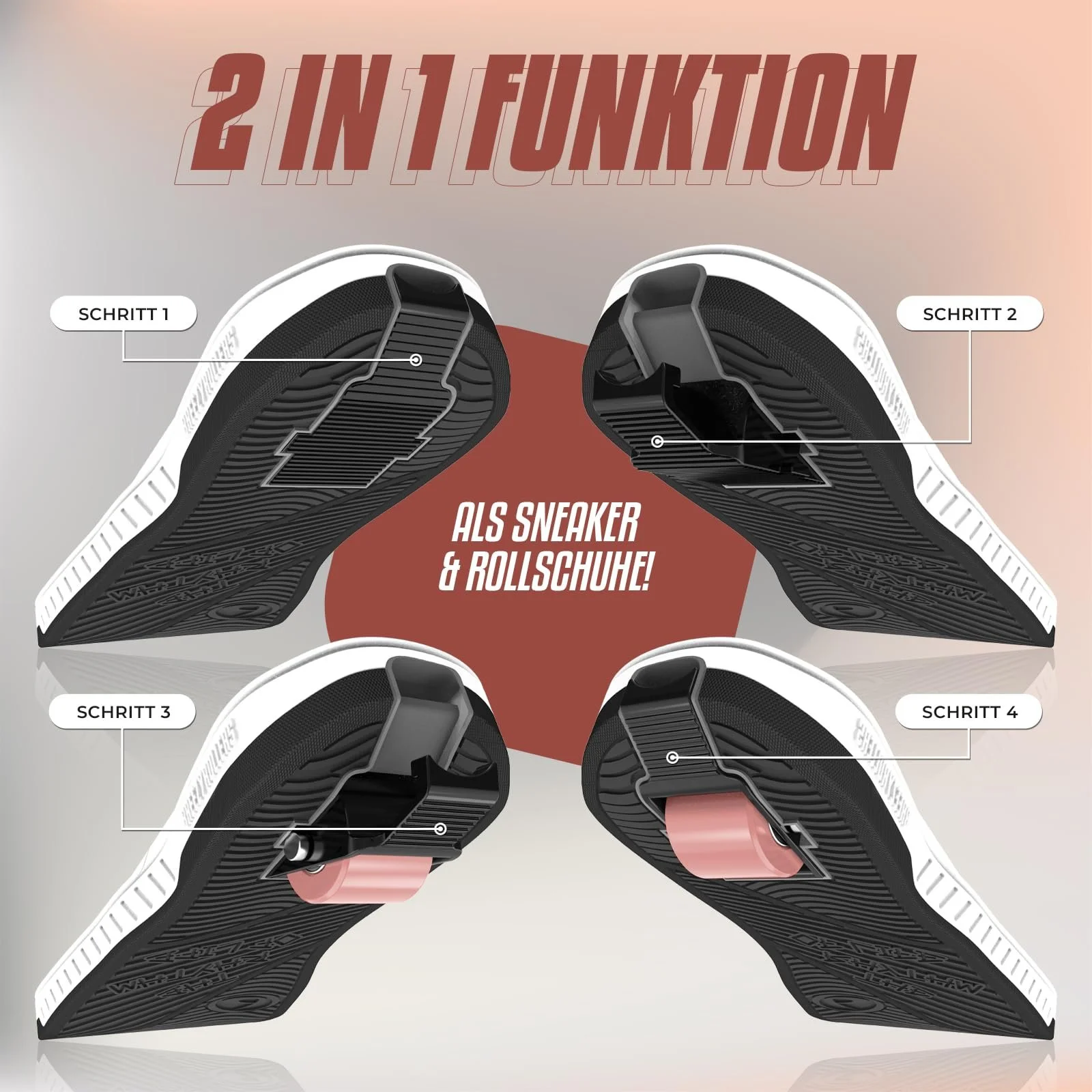 Роликовые кроссовки BREEZY ROLLERS для детей, фото №4