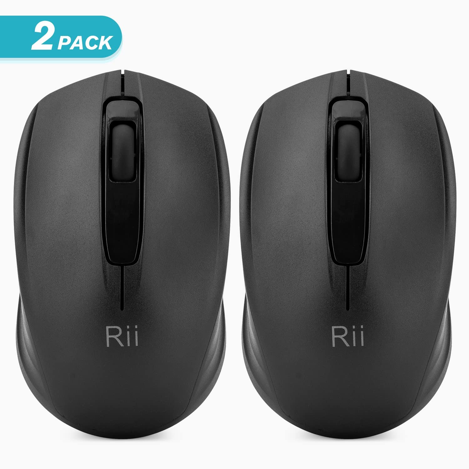 Мышь Rii беспроводная (2 шт.) Черный & Черный, фото №2