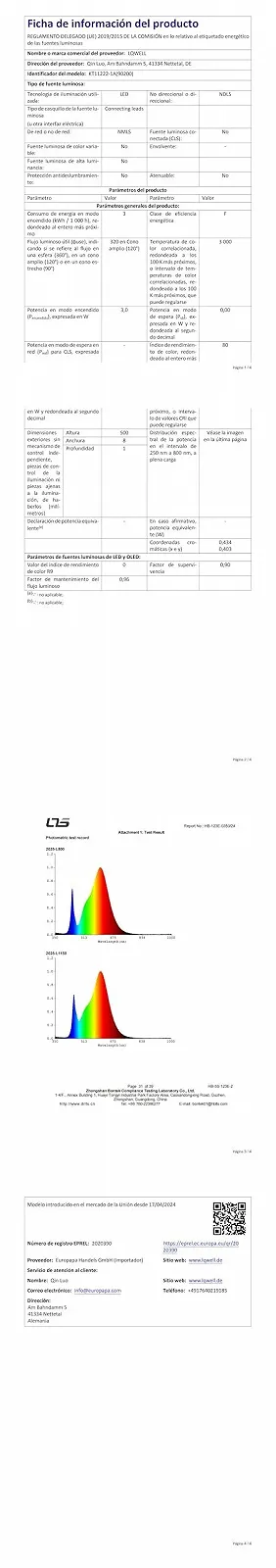 Настільна світлодіодна лампа LQWELL металева сучасна 3000K, фото №3
