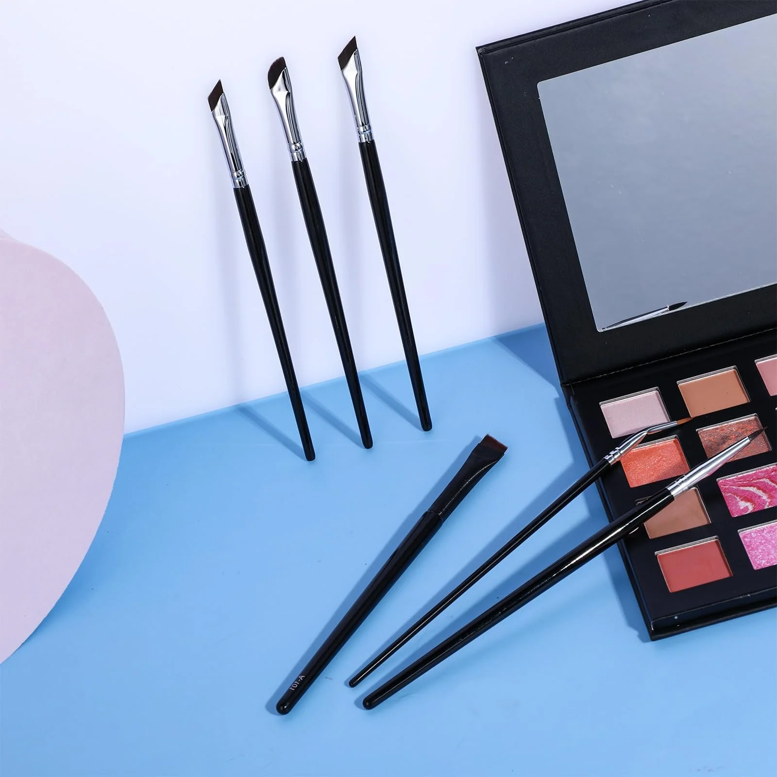 Набор кистей для подводки Aster 6 шт. тонкая угловая, фото №3